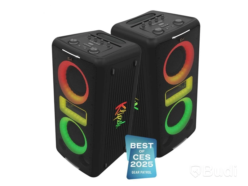 2-pack of Klipsch New York party speakers with microphone & Bluetooth - Donated by BRL Electronics