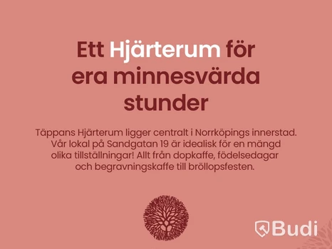 Heldagsvistelse i Täppans Hjärterum - för födelsedagsfest, möhippa, dop, föreningsmöte etc.