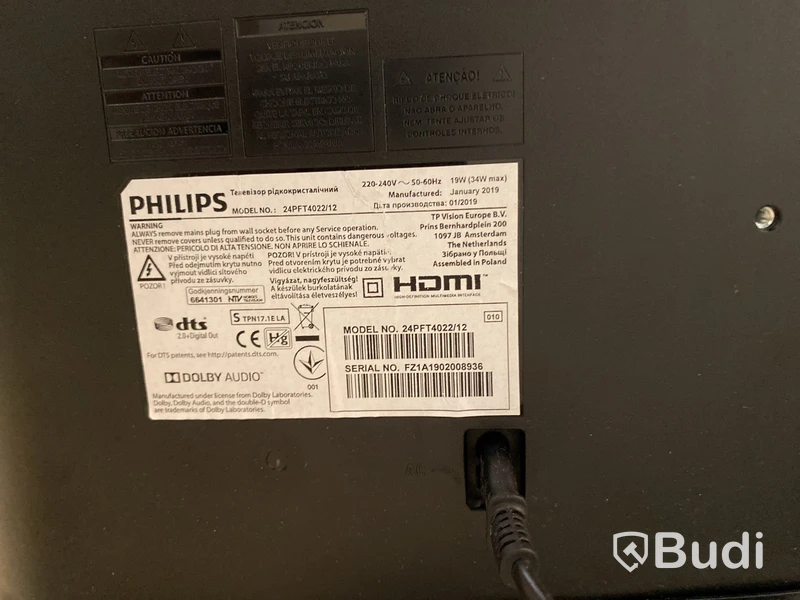 TVskärm Philips 24-tum