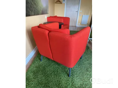 Loungegrupp och tavla