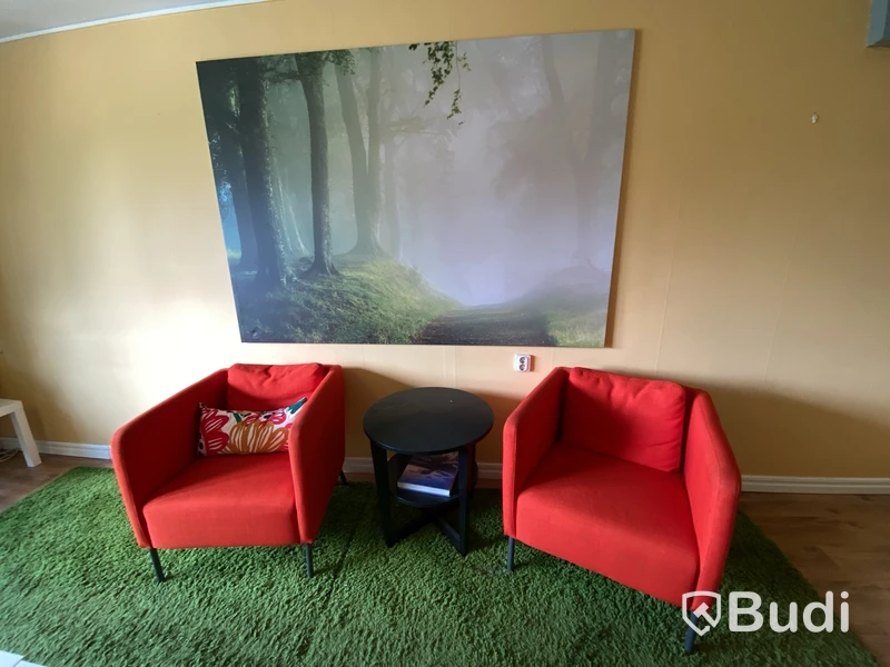 Loungegrupp och tavla