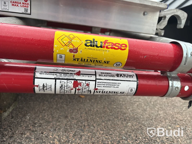 Byggställning aluminium, Alufase