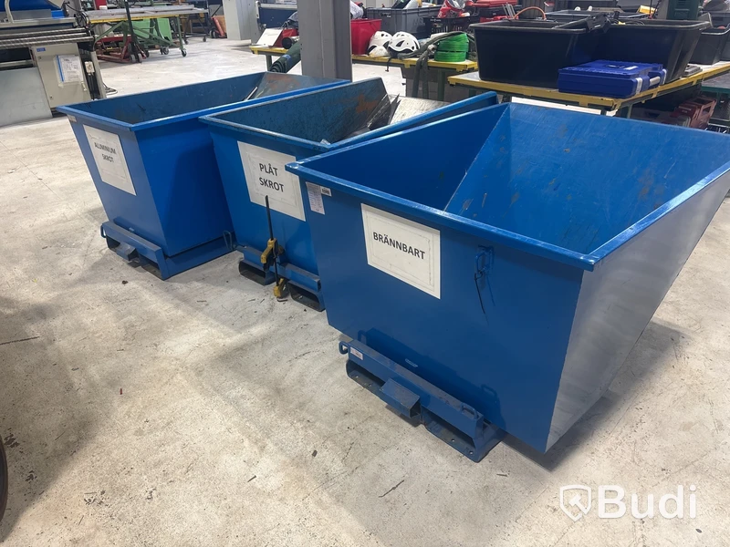 3 st. tippcontainer