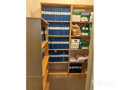 4 st. bokhyllor, ljus trä