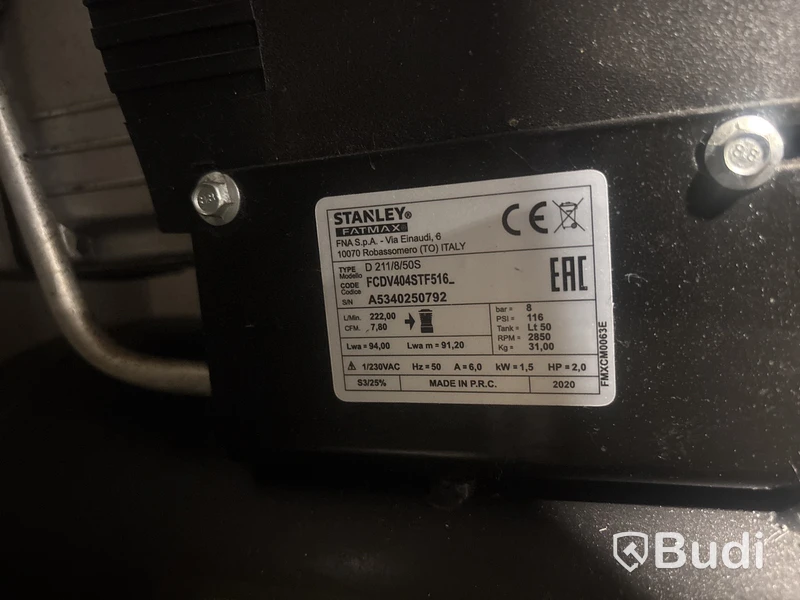 Kompressor Stanley Fatmax