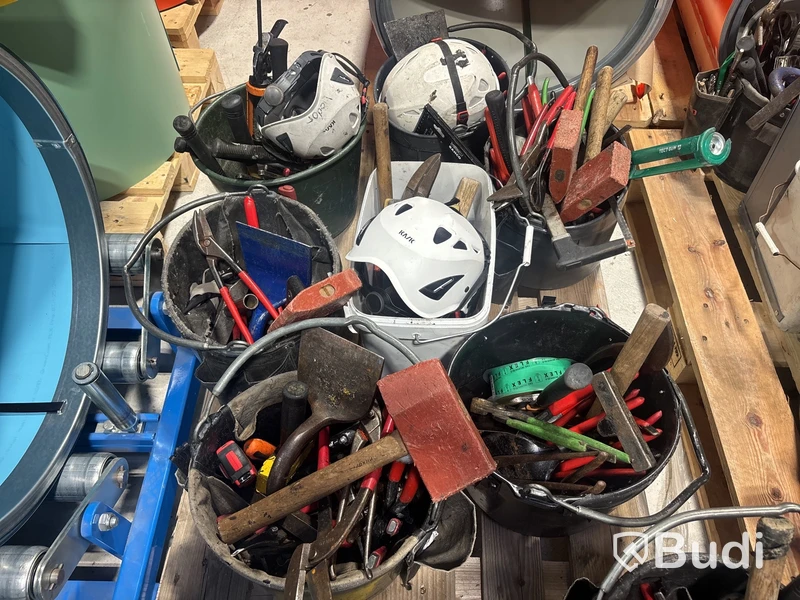 Verktyg, större mängd,  för plåtarbeten