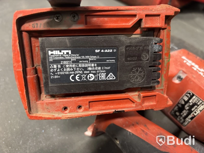 Verktygspaket HILTI 22 volt