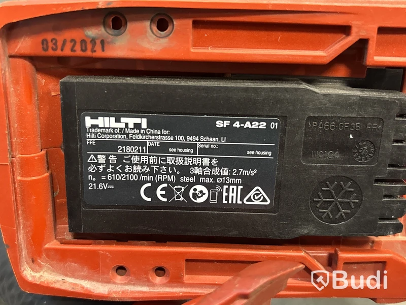 Verktygspaket HILTI 22 volt