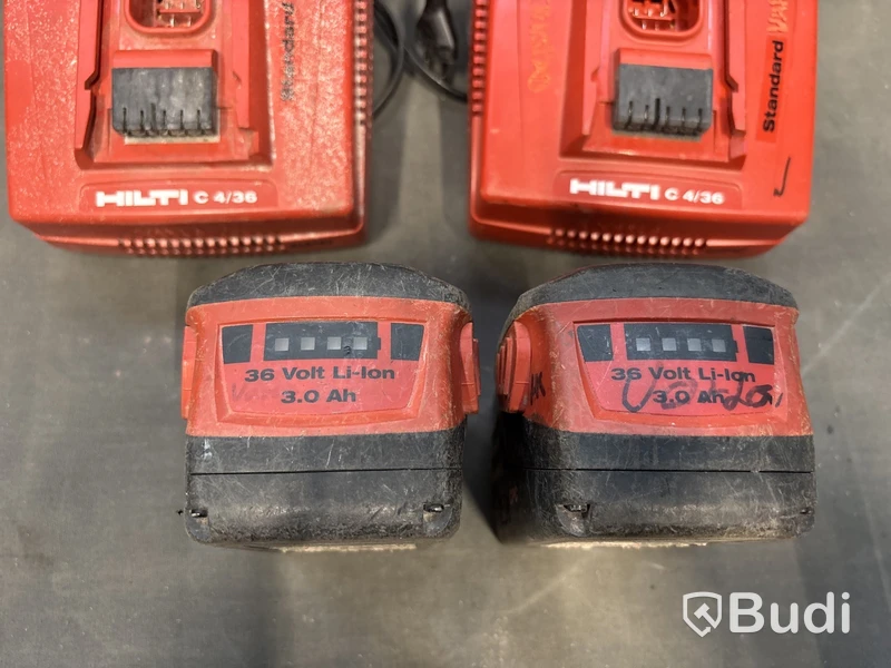 36 volts batterier och laddare HILTI
