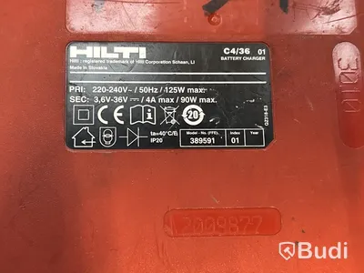 36 volts batterier och laddare HILTI