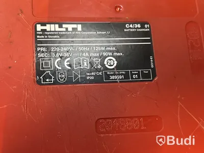 36 volts batterier och laddare HILTI