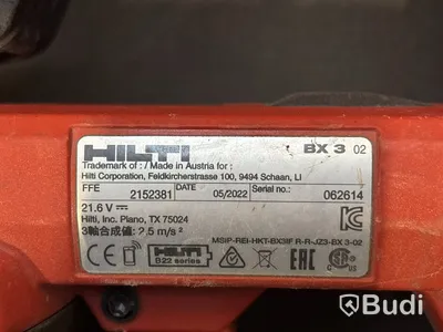 Bultpistol batteridriven 22 volt HILTI