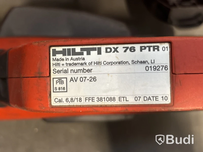 Bultpistol krutdriven HILTI