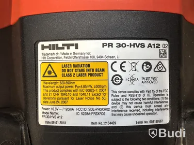 Rotationslaser HILTI PR 30-HVS