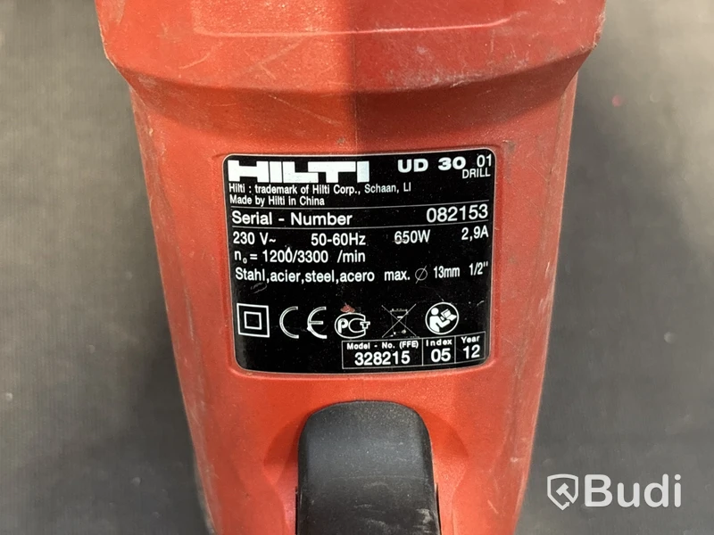 Borrskruvdragare UD 30 och hålsågar HILTI