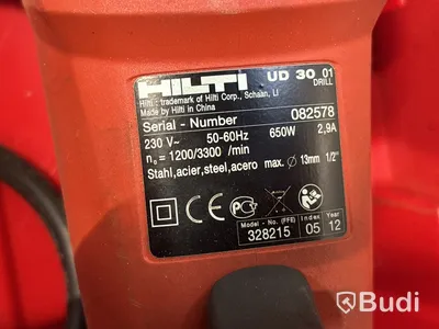 Borrskruvdragare UD 30 och hålsågar HILTI