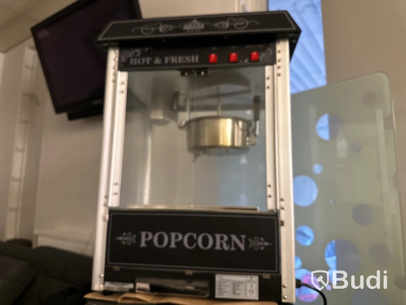 Popcornmaskin, RCPS-16.2, 56 x 42 x 76 cm, silver