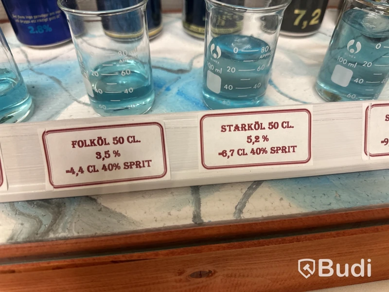 Glasad informasionsdisplay.