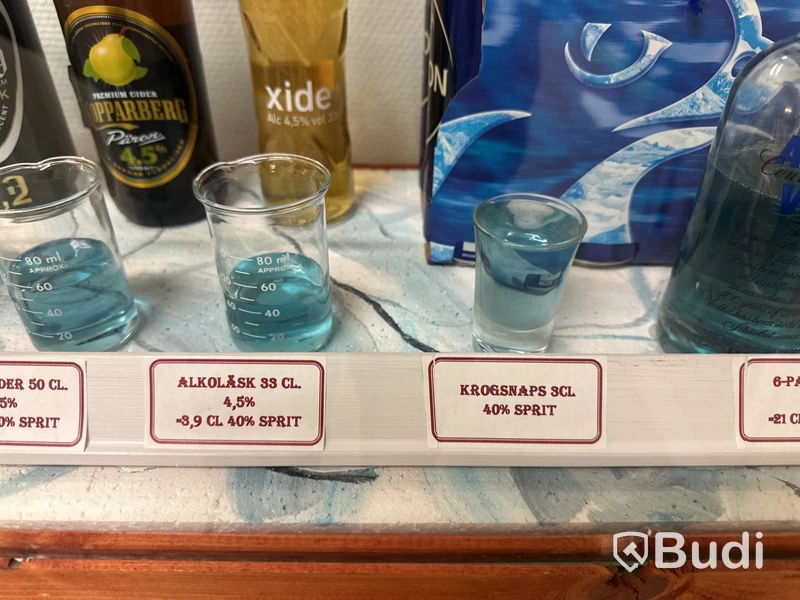 Glasad informasionsdisplay.