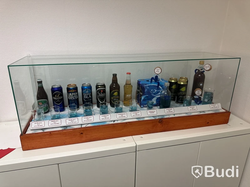Glasad informasionsdisplay.
