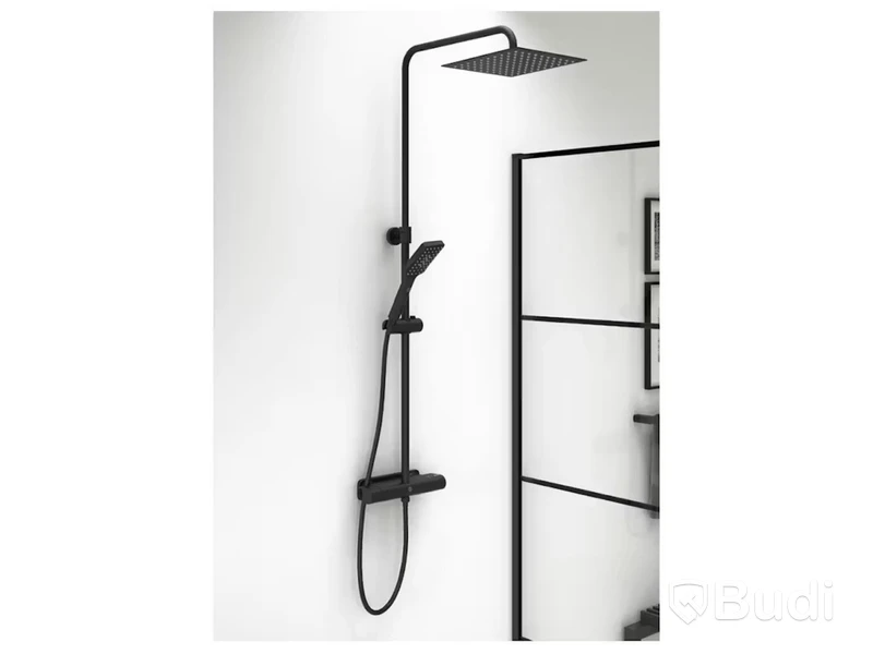 Takdusch Gustavsberg, Estetic Square 150 cc, mattsvart