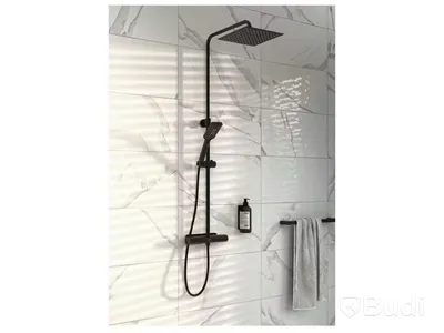 Takdusch Gustavsberg, Estetic Square 150 cc, mattsvart