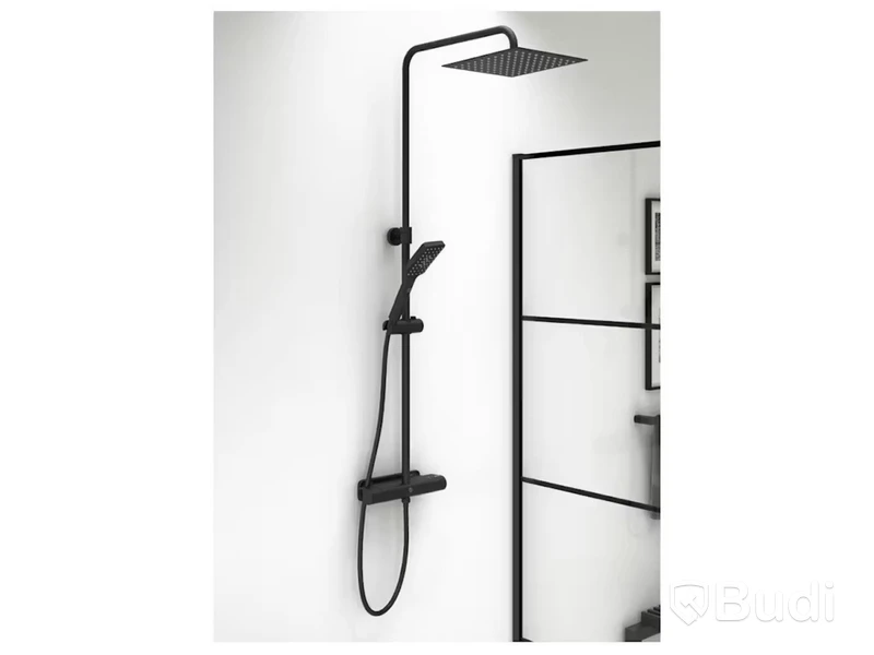 Takdusch Gustavsberg, Estetic Square 150 cc, mattsvart