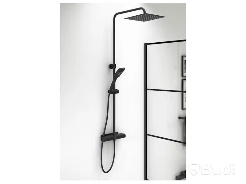 Takdusch Gustavsberg, Estetic Square 150 cc, mattsvart