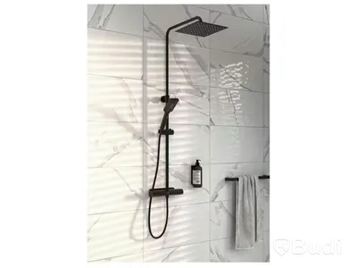 Takdusch Gustavsberg, Estetic Square 150 cc, mattsvart