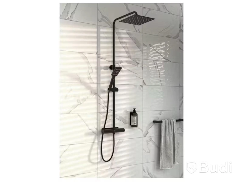 Takdusch Gustavsberg, Estetic Square 150 cc, mattsvart