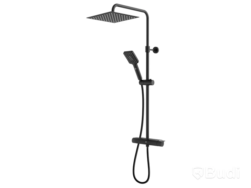 Takdusch Gustavsberg, Estetic Square 150 cc, mattsvart