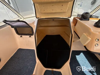 Motorboat Ryds 530DC with Johnson 70 hp 2-stroke. Length: 5.3 m. 1988