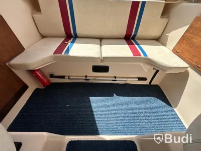 Motorboat Ryds 530DC with Johnson 70 hp 2-stroke. Length: 5.3 m. 1988