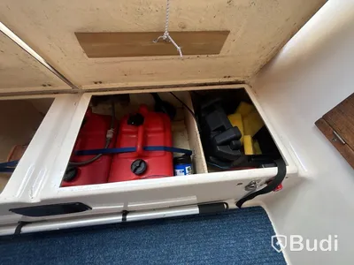 Motorboat Ryds 530DC with Johnson 70 hp 2-stroke. Length: 5.3 m. 1988