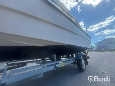 Motorboat Ryds 530DC with Johnson 70 hp 2-stroke. Length: 5.3 m. 1988