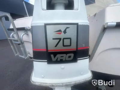 Motorboat Ryds 530DC with Johnson 70 hp 2-stroke. Length: 5.3 m. 1988
