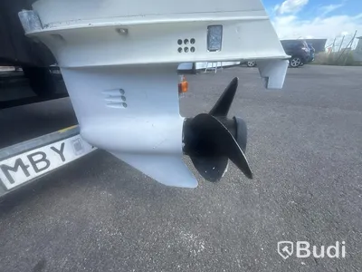 Motorboat Ryds 530DC with Johnson 70 hp 2-stroke. Length: 5.3 m. 1988