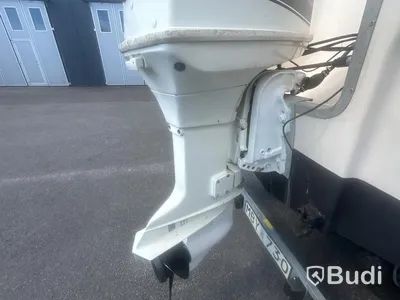 Motorboat Ryds 530DC with Johnson 70 hp 2-stroke. Length: 5.3 m. 1988