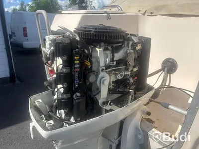 Motorboat Ryds 530DC with Johnson 70 hp 2-stroke. Length: 5.3 m. 1988