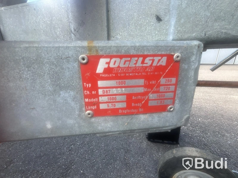 Motorboat Ryds 530DC with Johnson 70 hp 2-stroke. Length: 5.3 m. 1988