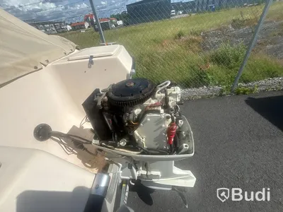 Motorboat Ryds 530DC with Johnson 70 hp 2-stroke. Length: 5.3 m. 1988