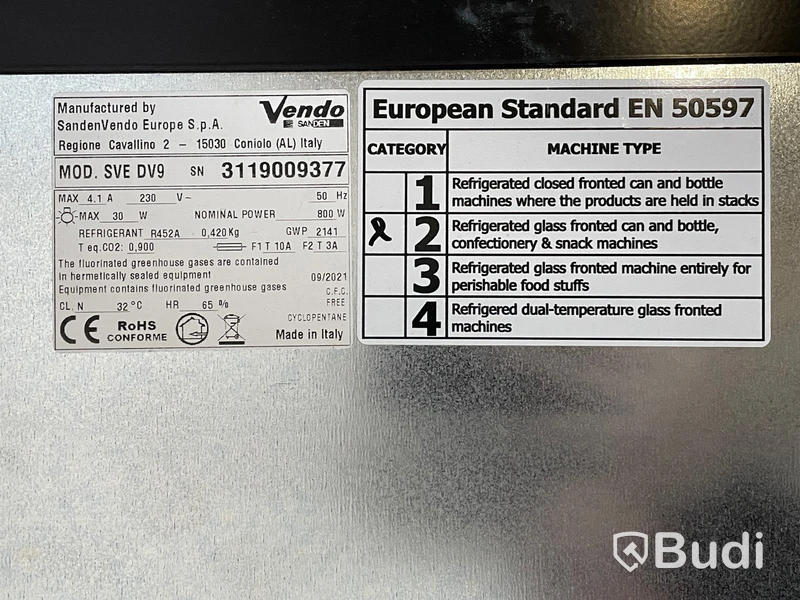 Varuautomat –Padelautomat CM8000 med T-pay