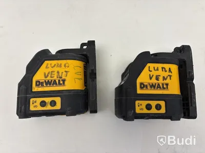 2 st. Krysslinjelaser Dewalt DW088CG