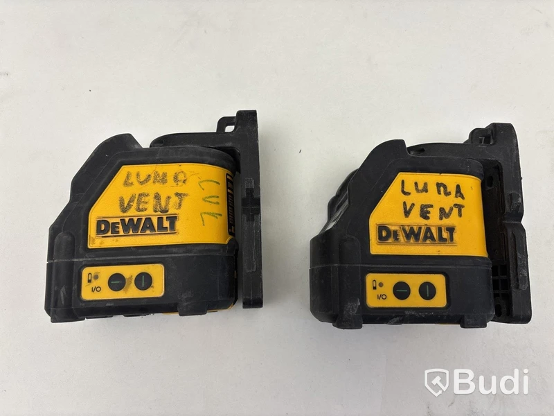 2 st. Krysslinjelaser Dewalt DW088CG
