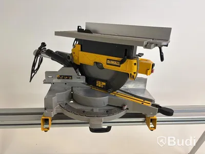 Kombigeringssåg Dewalt inkl. sågbänk och sågbockar