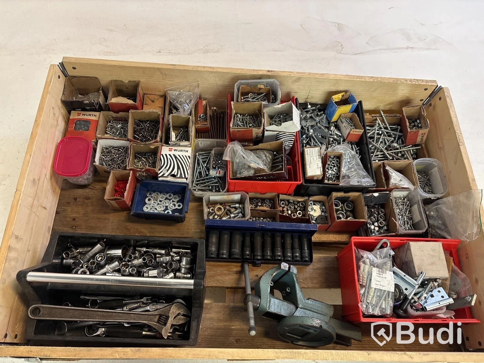 Lot of assorted sockets, screws, etc.