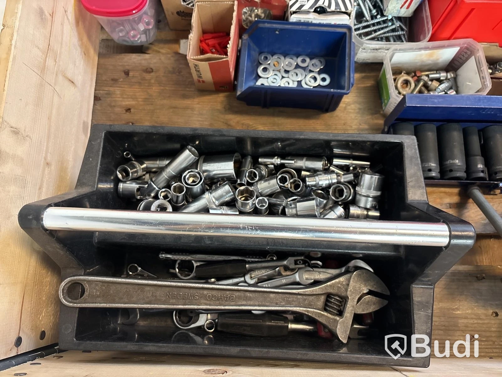 Lot of assorted sockets, screws, etc.