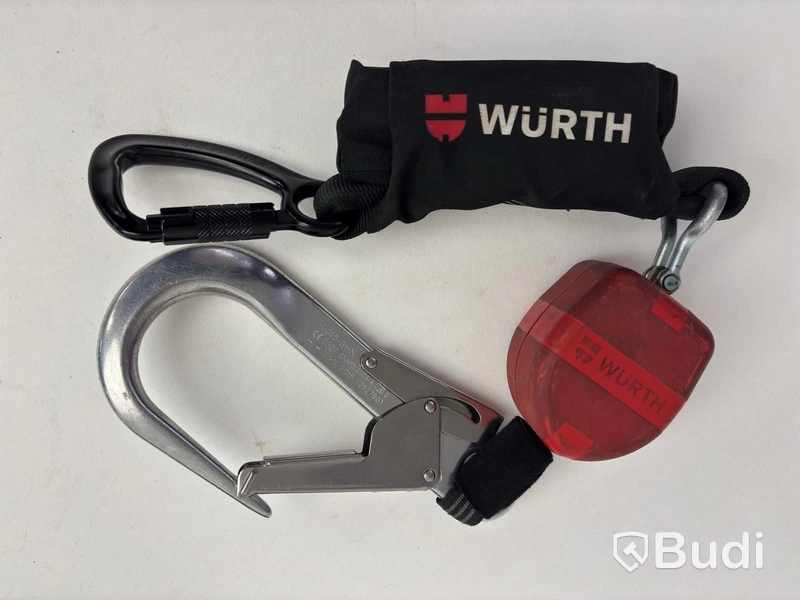 2 safety harnesses, incl. assorted accessories, bags + helmets, Würth
