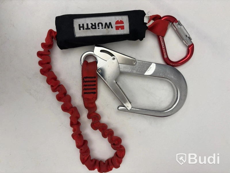 2 safety harnesses, incl. assorted accessories, bags + helmets, Würth