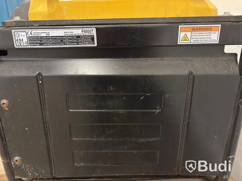 Elverk Atlas Copco P8000T, bensin, 230V